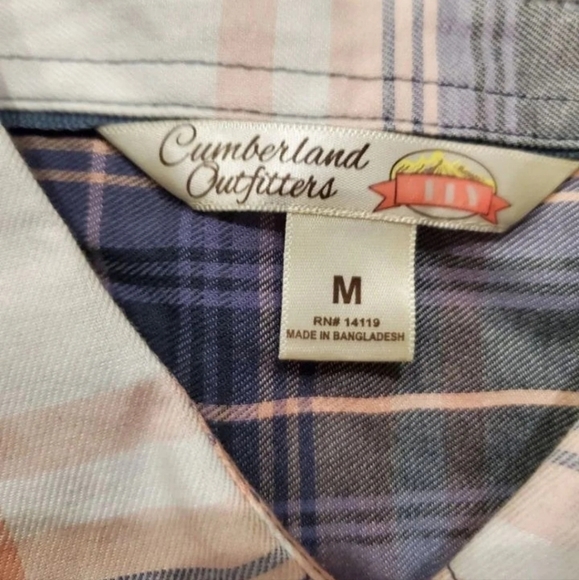 Betsey Johnson Embroidered Floral Jeans and NWT Plaid Shirt Bundle Outfit - Picture 3 of 5